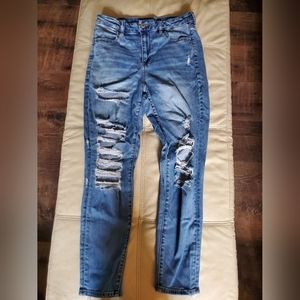 American Eagle curvy high rise Jegging size 10